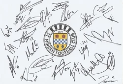St Mirren Football Club Multi Signed Autographed Sheet 2023 - 2024 - football programme