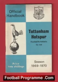 Tottenham Hotspur Spurs Official Handbook 1969 – 1970