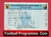 Wolves v Manchester United 1994 – Football Ticket