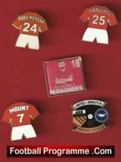 Manchester United Football Badge Collection Man Utd Badges X 5