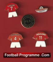 Manchester United Football Badge Collection Man Utd Badges X 5