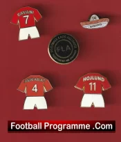 Manchester United Football Badge Collection Man Utd Badges X 5