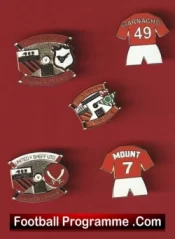 Manchester United Football Badge Collection Man Utd Badges X 5