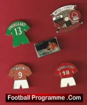Manchester United Football Badge Collection Man Utd Badges X 5
