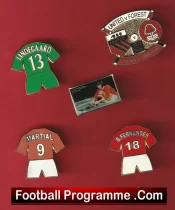 Manchester United Football Badge Collection Man Utd Badges X 5