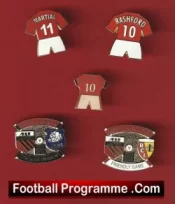 Manchester United Football Badge Collection Man Utd Badges X 5