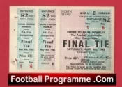 Manchester United v Leicester City 1963 – FA Cup Final Ticket Printers Proof