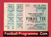 Manchester United v Leicester City 1963 – FA Cup Final Ticket Printers Proof