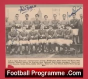Manchester United Multi Autographed Signed Squad Picture Man Utd 1960s