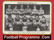 Manchester United Multi Autographed Signed Squad Picture Man Utd 1980s