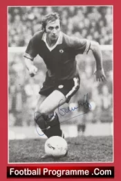 Manchester United Jimmy Greenhoff Autographed Magazine Picture