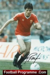 Manchester United Frank Stapleton Signed Picture Man Utd