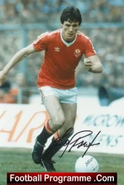 Manchester United Frank Stapleton Signed Picture Man Utd