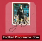 Manchester United David Beckham Signed Football Sticker