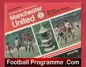 Manchester United v Newcastle United 1977 – Multi Signed Autographed