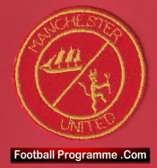 Manchester United Sew On Patch Football Badge 1980s