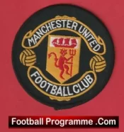 Manchester United Sew On Patch Football Badge 1990s