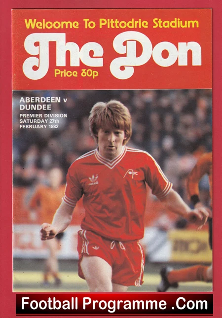Aberdeen v Dundee 1982 - Alex Ferguson Manager - Image 2