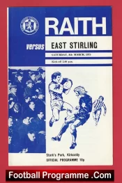 Raith Rovers v East Stirling 1975 – Scotland