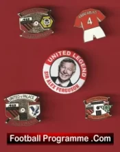 Manchester United Football Badge Collection Man Utd Badges X 5