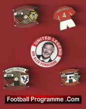 Manchester United Football Badge Collection Man Utd Badges X 5