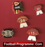 Manchester United Football Badge Collection Man Utd Badges X 5