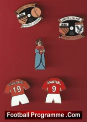 Manchester United Football Badge Collection Man Utd Badges X 5