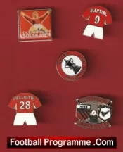 Manchester United Football Badge Collection Man Utd Badges X 5