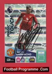 Manchester United Alejandro Garnacho Autograph Signed Football Card Man Utd