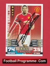 Manchester United Chris Smallinig Autograph Signed Football Card Man Utd
