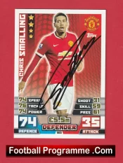 Manchester United Chris Smallinig Autograph Signed Football Card Man Utd