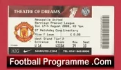 Manchester United v Newcastle United 2008 – Football Ticket Comp