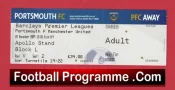 Portsmouth v Manchester United 2009 – Football Ticket