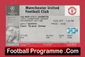 Manchester United v Juventus 1996 – Football Ticket