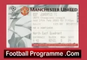 Manchester United v Juventus 2003 – Football Ticket