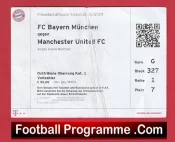 Bayern Munich v Manchester United 2019 – Match Ticket Germany