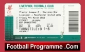 Liverpool v Manchester United 2018 – Football Ticket
