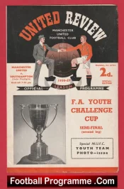 Manchester United v Southampton 1957 – Youth Cup Semi Final