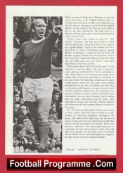 Manchester United Bobby Charlton Autograph Signed Picture Man Utd