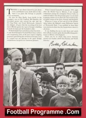 Manchester United Bobby Charlton Autograph Signed Picture Man Utd