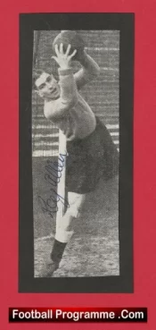 Manchester United Reg Allen Autograph Signed Picture Man Utd