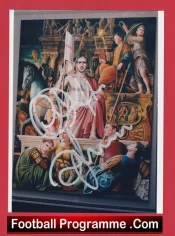 Manchester United Eric Cantona + David Beckham Autographed Signed Picture