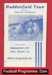 Huddersfield Town v Manchester City 1961 – Friendly + Denis Law