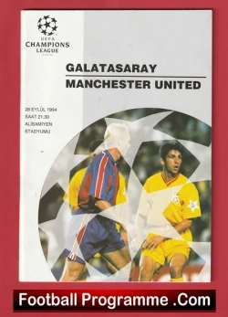 Galatasaray v Manchester United 1994 - Man Utd Turkey