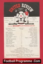 Manchester United v Leeds United 1989 – Reserves Match Viv Anderson