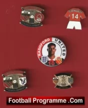 Manchester United Football Badge Collection Man Utd Badges X 5