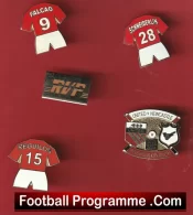 Manchester United Football Badge Collection Man Utd Badges X 5