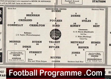 Manchester United v Burnley 1965 - Man Utd 65 FA Cup - Image 3