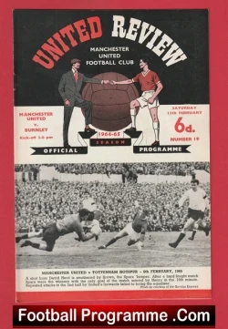  Manchester United v Leeds United 1964 - Man United 64 Football Programme .COM Football Programmes Memorabilia