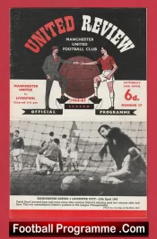 Manchester United v Liverpool 1965 – Man Utd 65